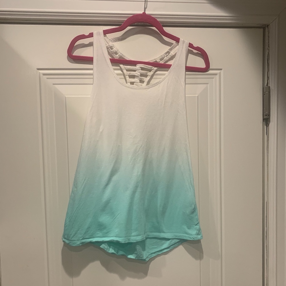 🧘‍♀️ 2/$15 Forever 21 workout ombré ladder tank L